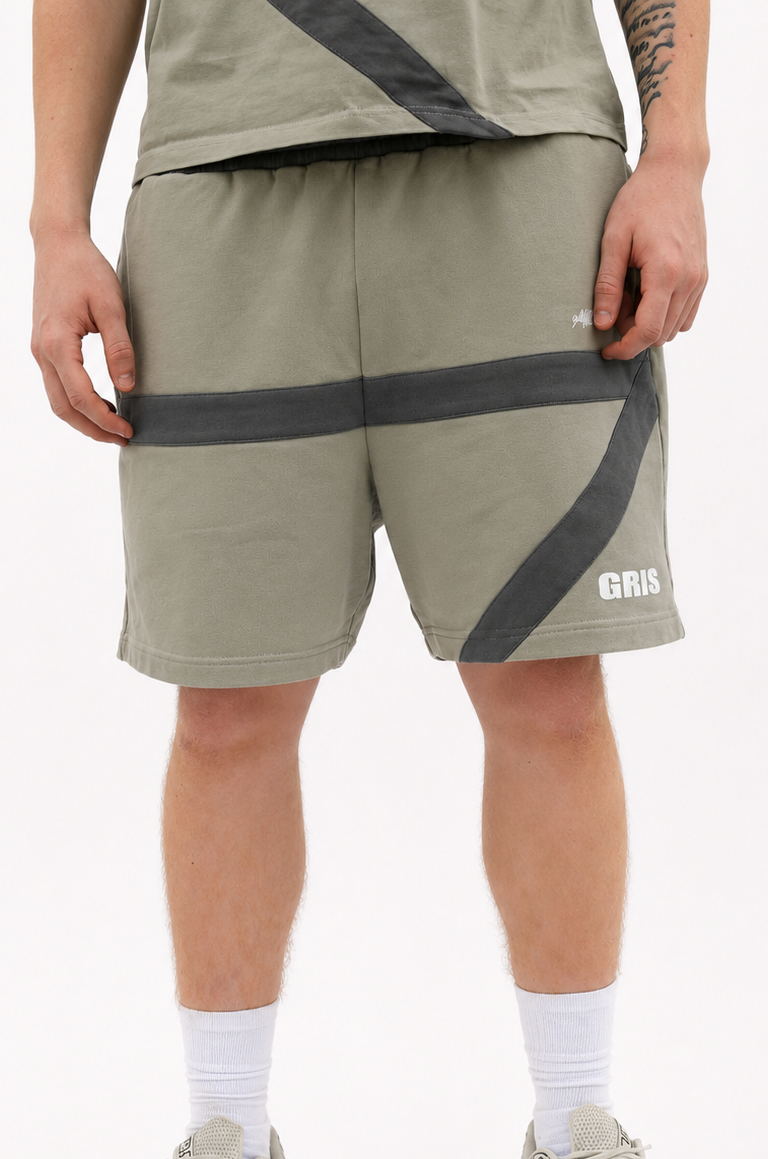 Khaki  Olive Green Unisex Shorts