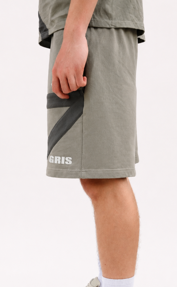 Khaki  Olive Green Unisex Shorts